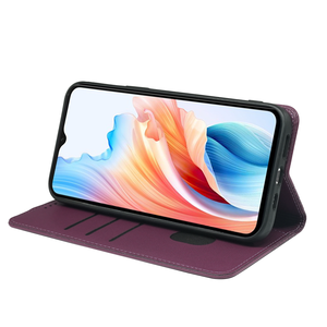 เคสฝาพับแม่เหล็กสำหรับ14X <span class=keywords><strong>OPPO</strong></span> เคสโทรศัพท์มือถือที่ใส่บัตร F17 Neo7 C75ป้องกันการกระแทกกระเป๋าใส่เหรียญ - Product Image 5