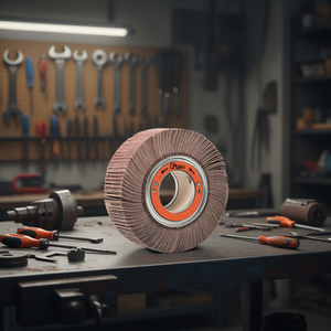 Disco Abrasivo de Tela con Solapa, Corindón, 250x30x100 mm, con Orificio, Grano 240 - Product Image 3