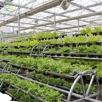 Vente en gros d'accessoires pour serres agricoles en PVC ZEWKO, système hydroponique NFT, système de plantation verticale intérieur, stable