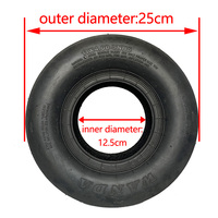 Pneu tubeless 11x4.00-5 pour tondeuse à gazon, pneu de karting, pneu de pelouse, pneu de quad 11*4.00-5