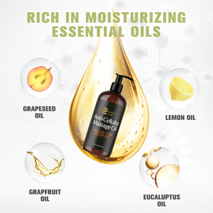 Aceite de Masaje Adelgazante Anticelulítico de Marca Propia con Aceites Esenciales Puros, Colágeno y Células Madre para Reafirmar la Piel - Product Image 6