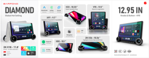 Reproductor de DVD para Auto Barfond Diamond 2K Android 13 <span class=keywords><strong>con</strong></span> Pantalla, Radio DSP RDS, Video para Auto de 11.5 Pulgadas, Plateado, Amplificadores para Auto <span class=keywords><strong>con</strong></span> 6 Canales y DSP para Tablero - Product Image 6