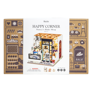 Robotime rolife <span class=keywords><strong>3D</strong></span> câu đố bằng gỗ Đồ chơi dg143 Nancy của bake cửa hàng mô hình Kit <span class=keywords><strong>DIY</strong></span> thu nhỏ nhà - Product Image 4