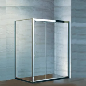 Foshan KMRY benutzerdefinierte Größe rechteckiges halb-rahmenloses Duschzimmer gehärtetes Glas schiebe-Duschtür Duschverschluss Raum