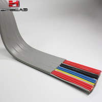 Câble plat de grue isolé par PVC de conducteur de cuivre pour l'ascenseur soulevant le câble plat mobile pour la série TVVBG YFFBG YVFBG