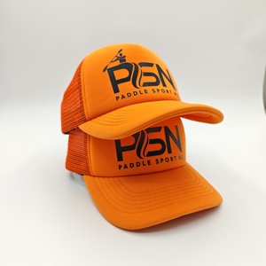 Gorra trucker de espuma estilo OTTO con logo impreso personalizado de alta calidad, OEM, MOQ bajo, 5 paneles, parte trasera de malla, cierre snapback para hombre, estilo streetwear. - Product Image 3