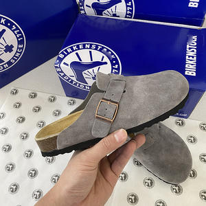 Chaussures mules unisexes personnalisées en daim véritable de haute qualité Birkenstocks sabots et mules femmes sabots en liège pantoufles en cuir de luxe - Product Image 5