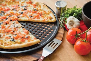 Set di Teglie e Stampi da Forno Antiaderenti Durevoli: Stampo per Pane, Mini Teglie per Crostatine, Teglia per <span class=keywords><strong>Pizza</strong></span> a 2 Scomparti, Teglia per Muffin a 9 Cavità, Base Solida per 5 Pezzi - Product Image 4