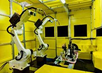 Robot industriel articulé haute vitesse 4-6 axes avec bras motorisé PLC, ligne robotisée portique clé en main, commande CNC 24/7 sans surveillance