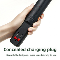 JZ Huishoudelijke LED Anti-Muggenlamp Oplaadbaar Ecologisch Vliegenvanger Insectenverdelger ABS Elektrische Vliegenmepper Batterijen
