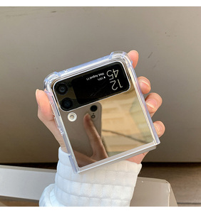 Make up gương mỏng cứng bìa sang trọng cho <span class=keywords><strong>Samsung</strong></span> Z lật 3 4 3 trường hợp chống sốc cho <span class=keywords><strong>Samsung</strong></span> Z lật 4 3 <span class=keywords><strong>Z3</strong></span> Z4 FLIP4 Flip3 16 - Product Image 3