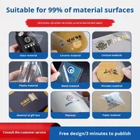 Autocollant de transfert UV en PVC à effet cristal mat, personnalisé pour machines, équipements agricoles, usage alimentaire (œufs), auto-adhésif, emballage creux