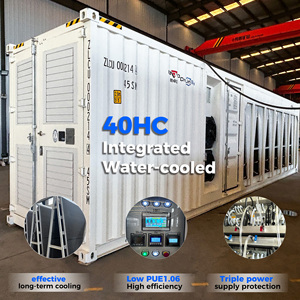 Contenedor de minería de Bitcoin Drolinbox de 40 pies con sistema de refrigeración por agua, 192 servidores S19 de alta densidad, llave en mano, CE - Refrigeración de 40 pies - Product Image 3