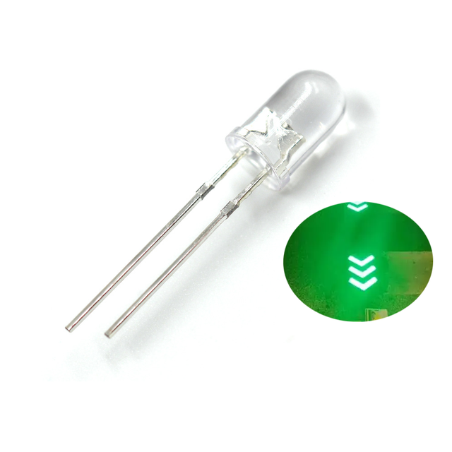 OEM ODM 5mm Green LED Diode F5 Light Emitting with Dimmable Support 3-Year Warranty Customizable for Specific Lighting Needs