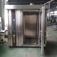 Nuevo Horno de Convección Rotatorio a Gas, Horno de Panadería Comercial de Aire Caliente, Portátil, de Bajo Precio, de Acero Inoxidable, para Hornear Maíz/Nueces
