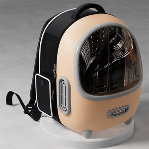 Breathable Oxford Pet Carrier <b>Backpack</b> Expandable <b>Cat</b> and Small Dog Travel Bag Zipper Closure Portable Outdoor Tote - Product Image 4