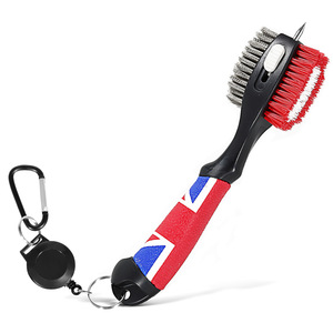 Passen Multi-Functional Large Head Double-Sided Golf Club Brush Flag Golf <b>Cleaning</b> <b>Tool</b> with Steel Bristles - Product Image 3