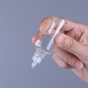 Flacons compte-gouttes cosmétiques pour les <span class=keywords><strong>yeux</strong></span> de 5 ml et 10 ml, flacons compte-gouttes en PET pour <span class=keywords><strong>lubrifiant</strong></span>, flacons en plastique transparent - Product Image 4