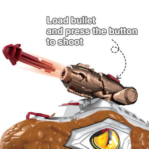 Marioneta de Mano de Dinosaurio de Plástico con Pistola Lanzadora de Dardos y Balas Seguras, <span class=keywords><strong>Juego</strong></span> de Disparos con Efecto de Pulverización - Product Image 6