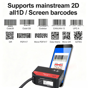 <span class=keywords><strong>Scanner</strong></span> professionnel YJFIRST YJ-ES553Q, <span class=keywords><strong>scanner</strong></span> de codes-barres à montage fixe 1D 2D <span class=keywords><strong>compact</strong></span> avec interface USB RS232 - Product Image 2