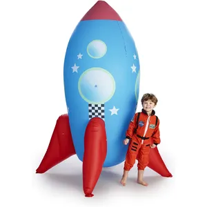 Большой надувной спринклер для детской ракеты идеально подходит для летнего веса и развлечений во дворе