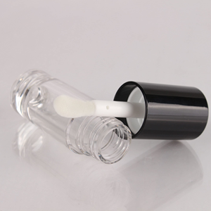 Tubes de brillant à lèvres personnalisés avec logo, 6 ml, ronds, avec un grand pinceau, de haute qualité, rose, blanc, bleu, flacons vides pour brillant à lèvres et huile, avec boîte. - Product Image 4