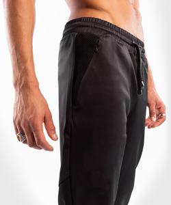 Pantalons en jersey de coton confortable en molleton OEM, pantalons de jogging légers pour hommes, pantalons de survêtement décontractés et fins avec poches zippées - Product Image 4