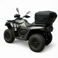 Boîte de rangement arrière ATV, coffre arrière pour CAN AM CF MOTO AODES LINHAI LONCIN, boîte à bagages haute capacité robuste