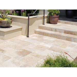 SH Stone Chinese French Pattern Stone 24x24กระเบื้องภายใน travertine หินอ่อนโบราณกลางแจ้ง pavers ผนังภายนอก - Product Image 1