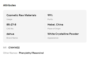 99% Pure SymWhite 377 Powder for Cosmetic <b>Skin</b> Brightening <b>Raw</b> Material - Product Image 6