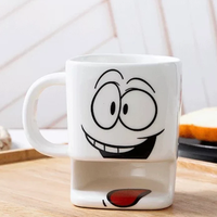 Vente en gros de biscuits en céramique Tasses à sublimation Tasse à biscuits blancs Tasse à café en céramique Tasse à thé Tasse à café en céramique Lait et biscuits