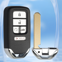 SZMAISHI Télécommande de voiture intelligente 4+1 boutons 4ACHIP 433 MHz FCCID CWTWB1G0090 pour clé de remplacement sans clé Honda