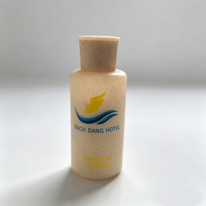 Champú y Acondicionador Ecológico Biodegradable 2 en 1 para Hotel, Botella Mini de Baño para Hotel con Grano de Trigo, Lavado de Cabello con Logotipo Personalizado para Hostelería - Product Image 2