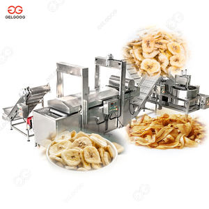 Plantain et chips de banane de type pièce à petit budget remuer la coupe de tranchage de banane et la machine à emballer de friture pour individu - Product Image 2