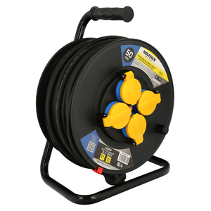 Cavo Industriale Estensibile 50 Metri Protezione IP44 Con Coperture - Product Image 1