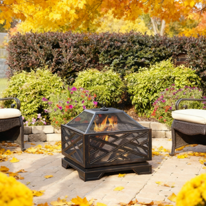 Prix d'usine Cheminée de jardin Foyers géants d'extérieur Poêle à bois Grille de foyer en métal en acier moulé - Product Image 6