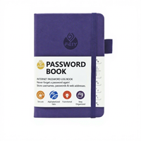 En stock : Carnet de notes A6 multi-usages (carnet de mots de passe, carnet d'adresses, répertoire téléphonique, carnet de notes transfrontalières, carnet de notes de vacances) en anglais, pour cadeau, vente en gros