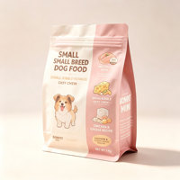 Sac à fermeture éclair de grande capacité pour aliments pour chiens en vrac, aliments pour chats et friandises pour animaux de compagnie avec une forte performance anti-humidité