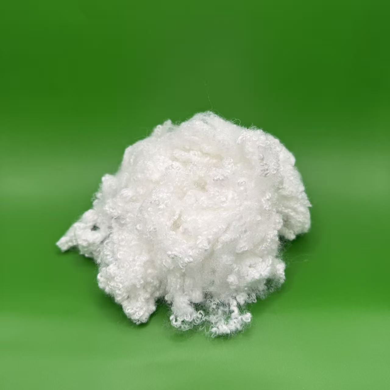 Virgin White 7D 64mm Hollow Conjugated Non Siliconized Polyester Staple Fiber High Resilience for Furniture Padding Filling