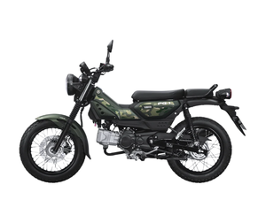 Moto tout-terrain robuste 115cc style Scrambler à double usage édition camouflage en promotion pour l'exportation - Product Image 4