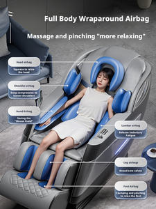 2025 Verbesserter 4D-Massagesessel mit KI-Sprachsteuerung, Zero-Gravity-Liegefunktion, Ganzkörper-Airbag, beheizter Fußroller für Entspannung zu Hause und im Büro - Product Image 6