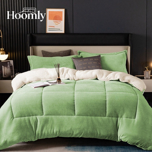 Couette matelassée de luxe Hoomly en polyester uni 150x200cm, écologique, pour chambre à coucher et <span class=keywords><strong>literie</strong></span> - Product Image 1