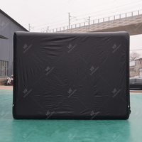 Tente de peinture automobile gonflable, durable, résistante au soleil et au vent, facile à installer, avec pompe à air électrique, housse de protection pour voiture