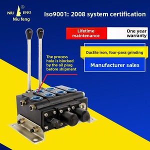 Vanne de commande directionnelle hydraulique multi-canaux à bascule latérale pour perceuse à percussion ZS4-L25E-YT, compacteur à chargement, presse à balles et grue - Product Image 3