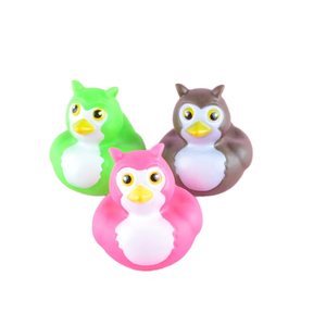 2025 nouveau grand hibou mode jouets de bain plusieurs couleurs jouets à presser et <span class=keywords><strong>canard</strong></span> de douche pour les enfants pour la plage et l'heure du bain - Product Image 3