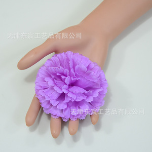 Dongchen Crafts Artificial Carnation <b>Flowers</b> 2.5g Polyester Silk <b>Flower</b> Wedding Home Decor Props - Product Image 2
