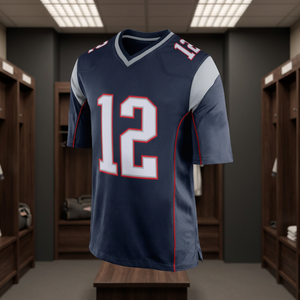 Camiseta de Fútbol Americano Personalizada 25/26 con Nombre Impreso por Transferencia Térmica, 220G Poliéster, Talla Grande, Secado Rápido, Deportiva, Venta al Por Mayor, OEM - Product Image 3