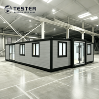 Maison conteneur extensible sur mesure, norme australienne, 20 pieds, 30 pieds, prête à être expédiée, installation en 10 minutes, avec salle de bain