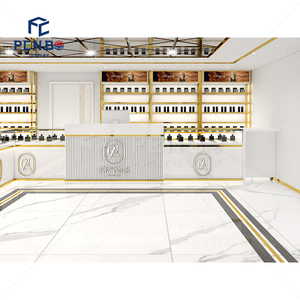 Parfumerie en gros Luxe Design d'intérieur Parfum <span class=keywords><strong>Arabe</strong></span> Boutique Décor Parfums en bois Vitrines - Product Image 2