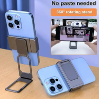 Support pliable tendance et pas cher pour iPhone, rotation à 360°, clip magnétique réglable en métal, support de téléphone pliable, support de téléphone pour voiture